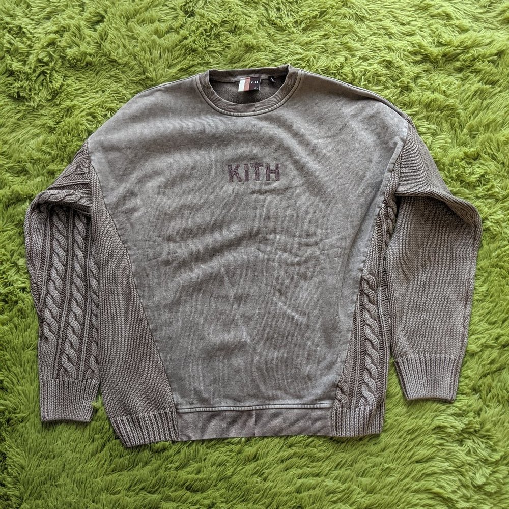 KITH MULTIPATTERN SWEATER BROWN